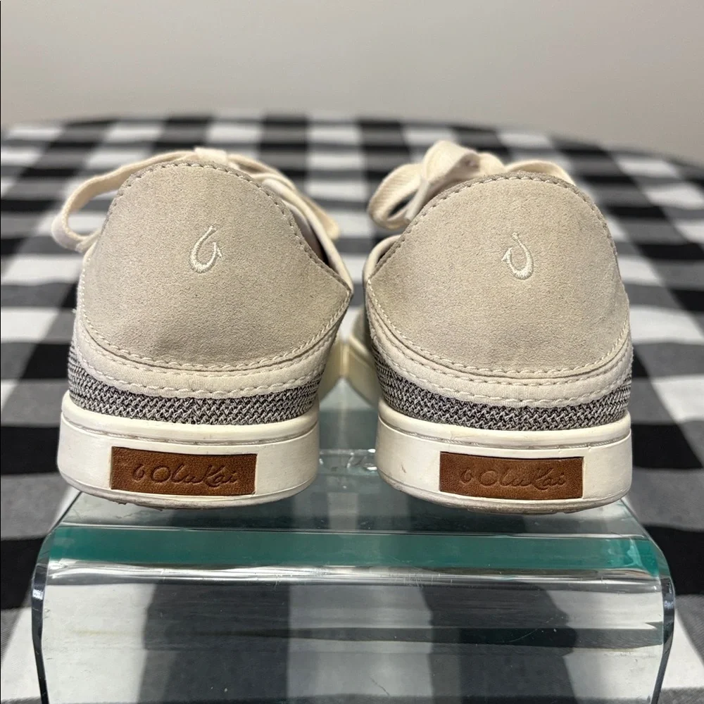 EXC! Olukai Pehuea Lī Tapa Sneakers Shoes Size 7.5 Breathable Mesh Lightweight
